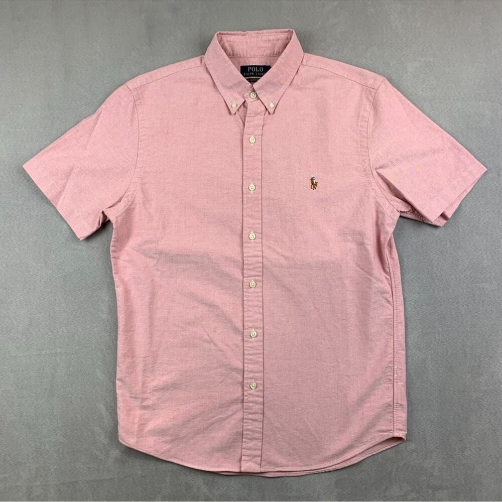 Ralph Lauren Men's Pink Button Down Shirt
